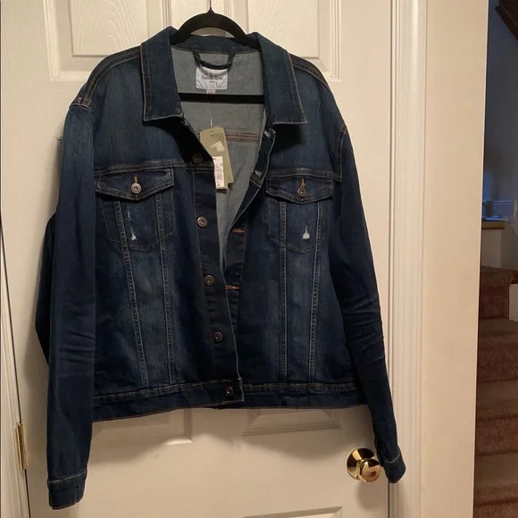 Brand New Goodfellow & Co Dark Wash Denim Jacket…size XXL - Picture 1 of 6